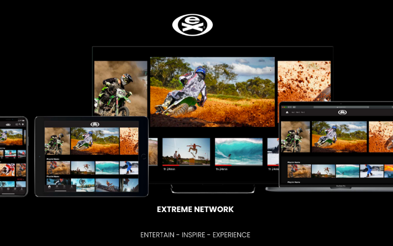 Screenshot of Extreme International website