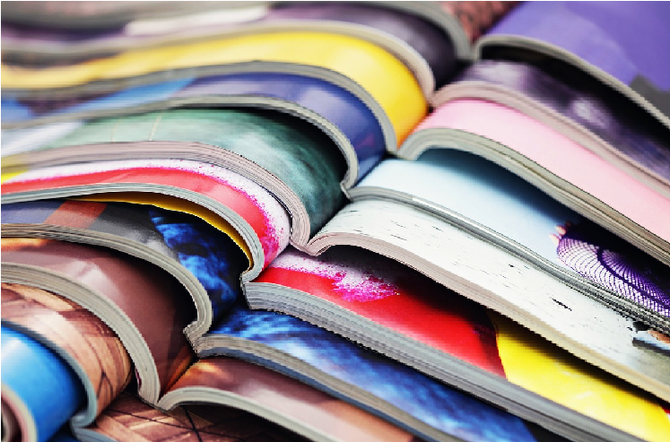 Photo of magazines