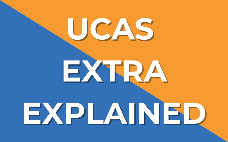 Featured image with the text 'UCAS EXTRA explained'