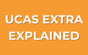 Featured image with the text 'UCAS EXTRA explained'