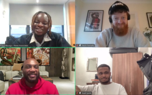Screenshot of our Plamedi and the panellists