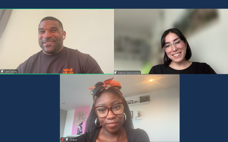 A screenshot of our Getting into Radio Journalism panel