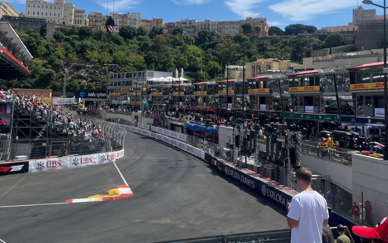 School of Journalism trainee Evie in Monaco spending her summer bursary