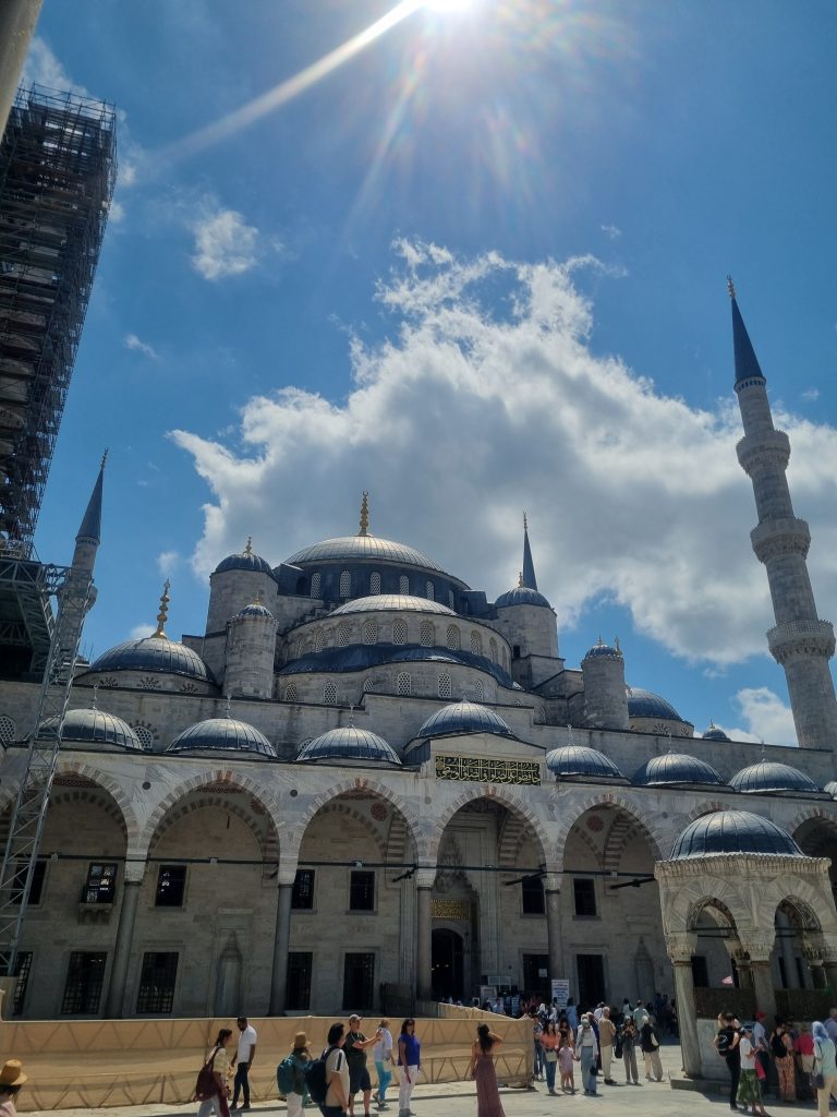 A photo taken by Yumna of a mosque in Turkey
